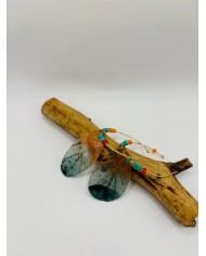 PENDIENTES ARTESANOS DE HOJA NATURAL ESQUELETIZADA