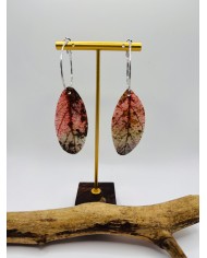 PENDIENTES ARTESANOS DE HOJA NATURAL