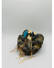 PENDIENTES ARTESANOS DE CRISTAL MARINO