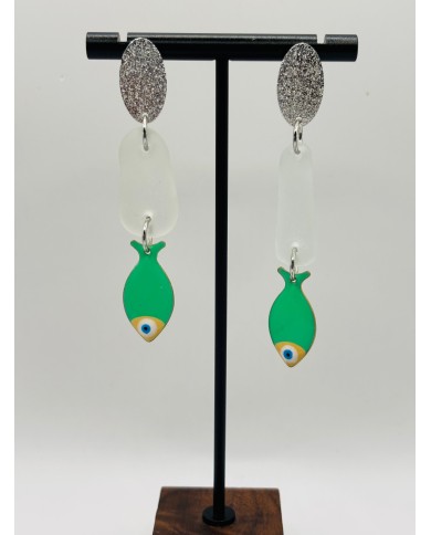 PENDIENTES ARTESANOS DE CRSIATL MARINO