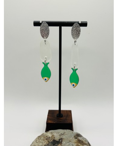 PENDIENTES ARTESANOS DE CRSIATL MARINO