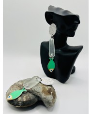 PENDIENTES ARTESANOS DE CRSIATL MARINO