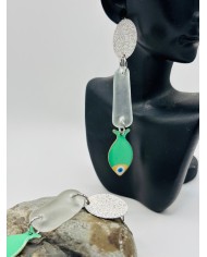 PENDIENTES ARTESANOS DE CRSIATL MARINO