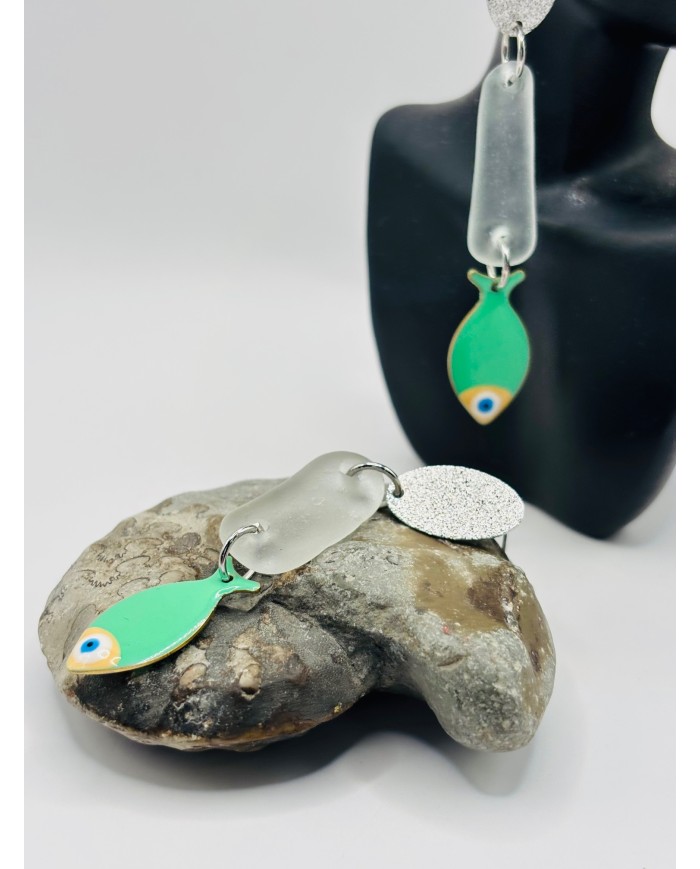 PENDIENTES ARTESANOS DE CRSIATL MARINO