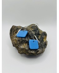 PENDIENTES ARTESANOS DE CRISTAL MARINO