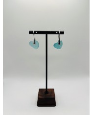 PENDIENTES ARTESANOS DE CRISTAL MARINO