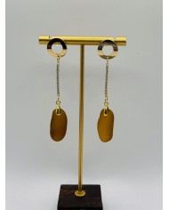 PENDIENTES DE CRISTAL MARINO ARTESANOS