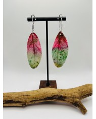 PENDIENTES ARTESANOS DE HOJA NATURAL