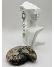 PENDIENTES ARTESANOS DE CRISTAL MARINO