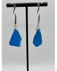 PENDIENTES ARTESANOS DE CRISTAL MARINO