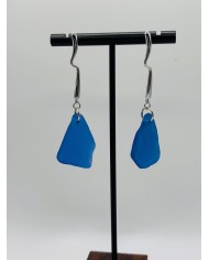 PENDIENTES ARTESANOS DE CRISTAL MARINO