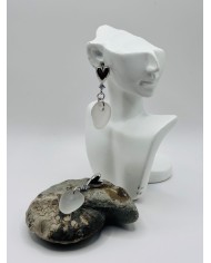 PENDIENTES ARTESANOS DE CRISTAL MARINO
