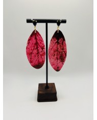 PENDIENTES ARTESANOS DE HOJA NATURAL