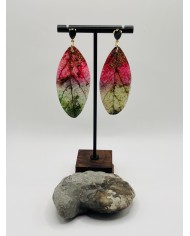PENDIENTES ARTESANOS DE HOJA NATURAL