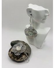 PENDIENTES ARTESANOS DE CRISTAL MARINO