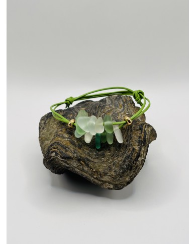 PULSERAS DE CRISTAL MARINO ARTESANAS