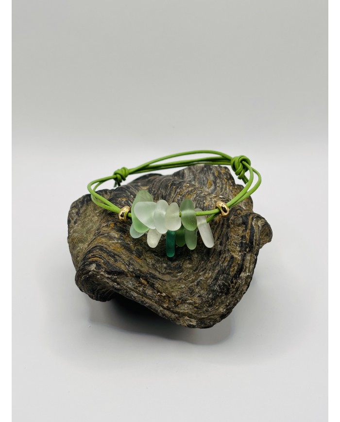 PULSERAS DE CRISTAL MARINO ARTESANAS
