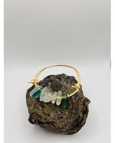 PULSERA DE CRISTAL MARINO ARTESANA