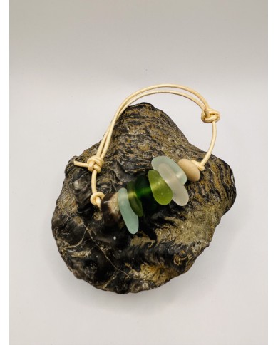 PULSERA ARTESANA DE CRISTAL  MARINO