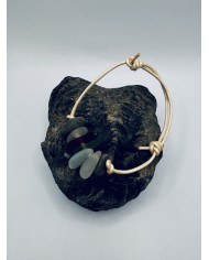 PULSERA ARTESANA DE CRISTAL MARINO