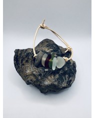 PULSERA ARTESANA DE CRISTAL MARINO