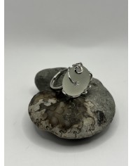 ANILLO ARTESANO DE CRISTAL MARINO