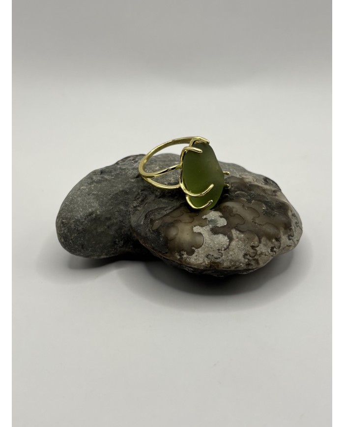 ANILLO DE CRISTAL MARINO ARTESANO