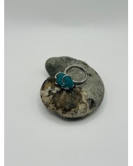 ANILLO ARTESANO DE CRISTAL MARINO