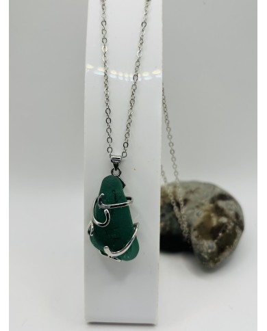 COLLAR DE CRISTAL MARINO