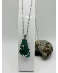 COLLAR DE CRISTAL MARINO