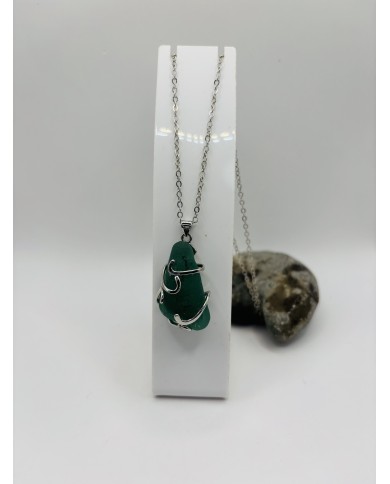 COLLAR DE CRISTAL MARINO