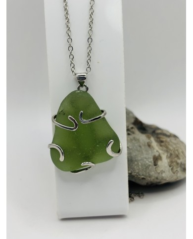 COLLAR DE CRISTAL MARINO