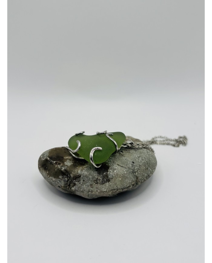COLLAR DE CRISTAL MARINO
