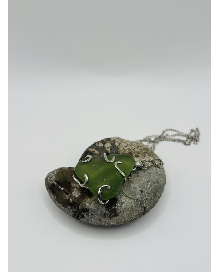 COLLAR DE CRISTAL MARINO