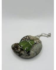 COLLAR DE CRISTAL MARINO