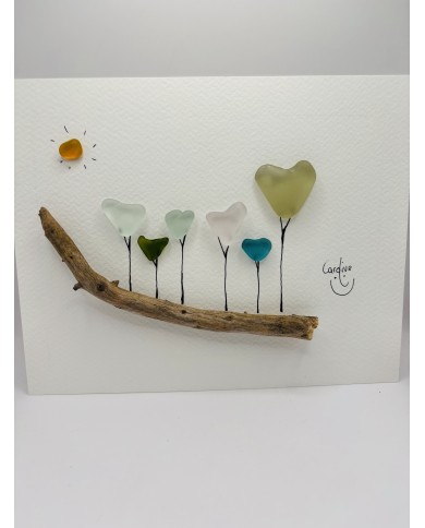 ILUSTRACIÓN CON CRISTAL MARINO Y AMOR