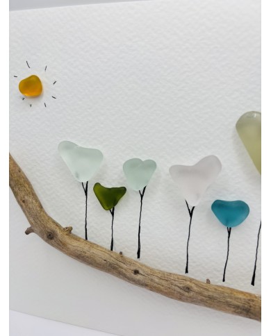ILUSTRACIÓN CON CRISTAL MARINO Y AMOR