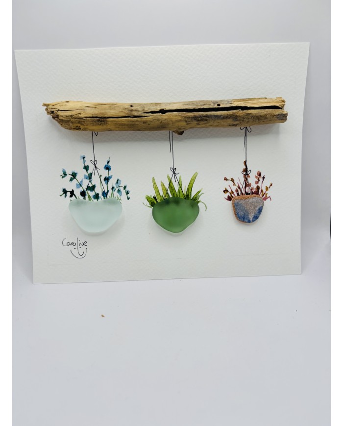 ILUSTRACIÓN HECHA CON CRISTAL MARINO