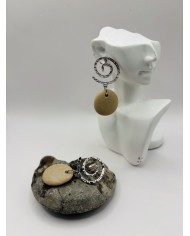 PENDIENTES DE PIEDRAS DEL MAR