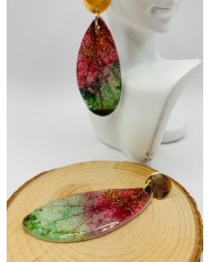 PENDIENTES ARTESANOS DE HOJA NATURAL