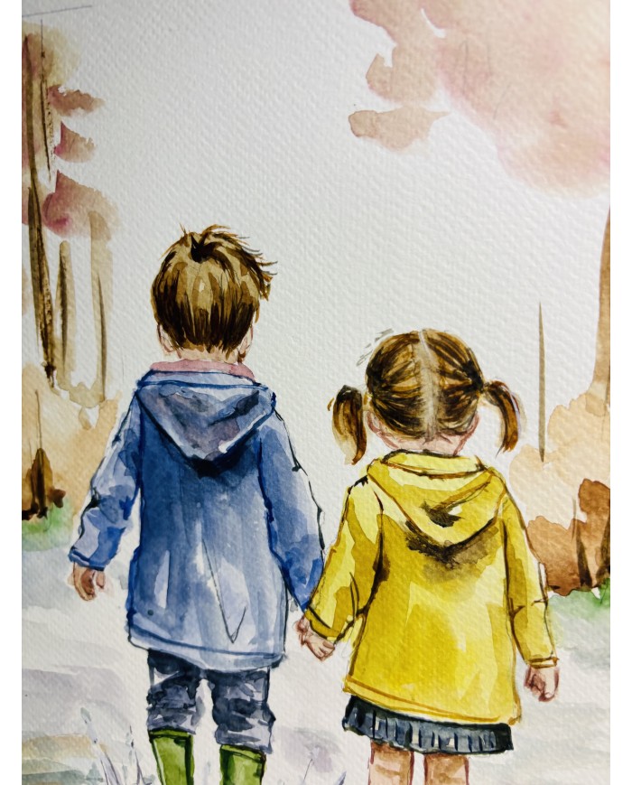 ILUSTRACIÓN PINTADA CON ACUARELA Y ALMA