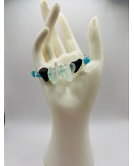 PULSERA DE CRISTAL MARINO ARTESANA