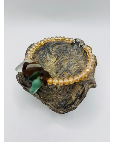 PULSERA DE CRISTAL MARINO O LÁGRIMAS DE SIRENA