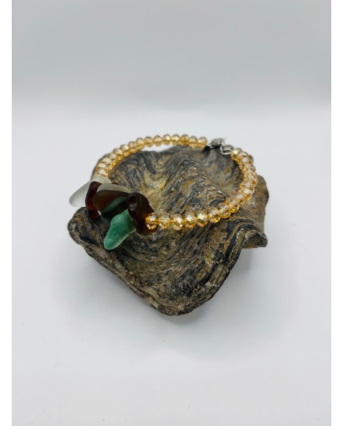 PULSERA DE CRISTAL MARINO O LÁGRIMAS DE SIRENA