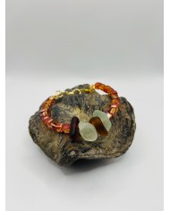 PULSERA ARTESANA DE CRISTAL MARINO