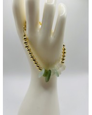 PULSERA ARTESANA DE CRISTAL MARINO