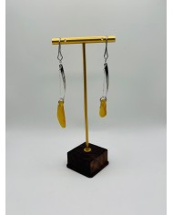 PENDIENTES ARTESANOS DE CRISTAL MARINO