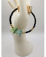 PULSERA ARTESANA DE CRISTAL MARINO