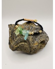 PULSERA ARTESANA DE CRISTAL MARINO
