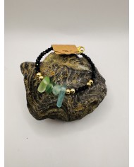 PULSERA ARTESANA DE CRISTAL MARINO